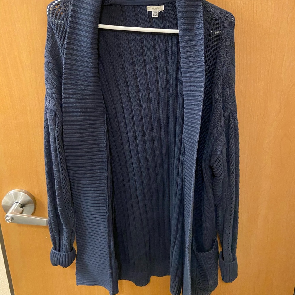 Navy blue cardigan